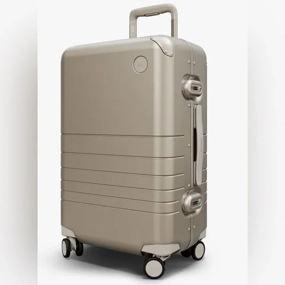 Monos Hybrid Carry-On Plus in Champagne - Picture 2 of 16